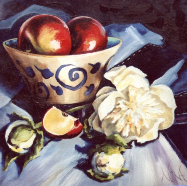 The Bowl form Cyprus - Still Life Painting in Oil