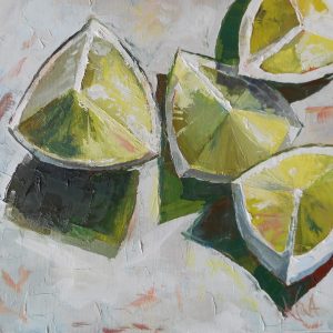 Zingy Limes - 20cm (h) x 20cm (w)
