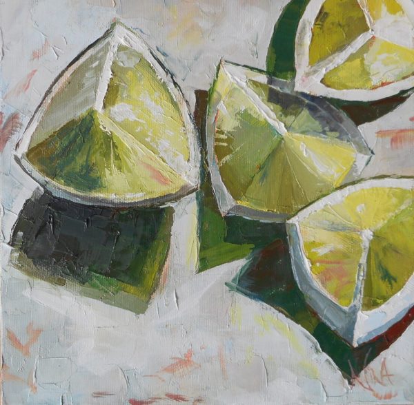 Zingy Limes - 20cm (h) x 20cm (w)