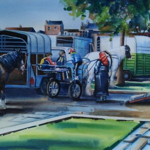 C'mon Fellas - Smithfield, Dublin 32cm (h) x 41cm (w)