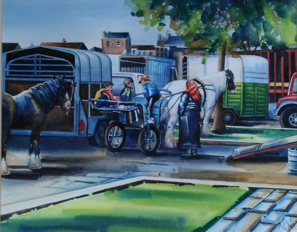 C'mon Fellas - Smithfield, Dublin 32cm (h) x 41cm (w)