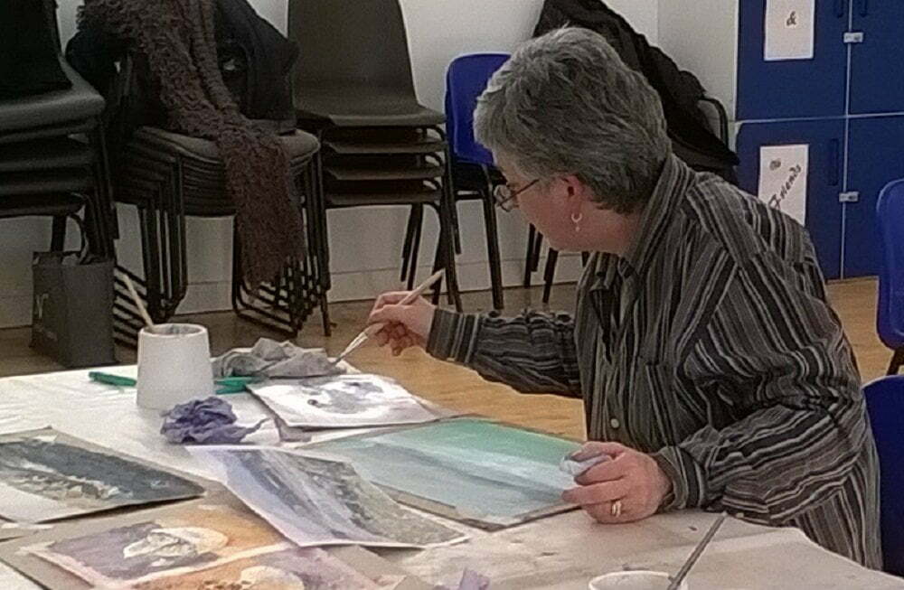 Full Concentration, Friday Morning, Mixed Level Adult Art Course, Maynooth, Co. Kildare