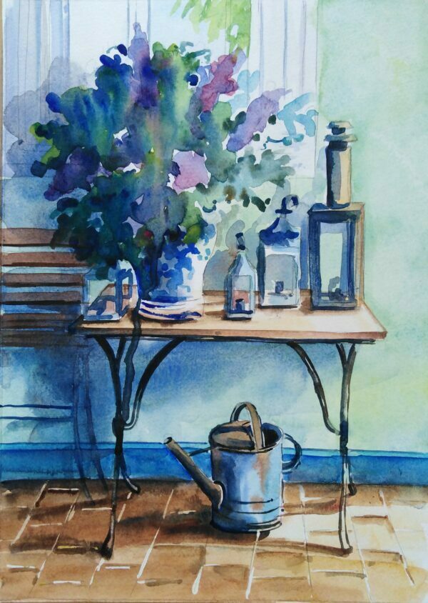 In from the Garden -  33cm (h) x 23cm (w)