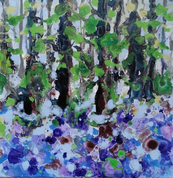 Blue Bell Song, Killinthomas Woods - 20cm (h) x 20cm (w)