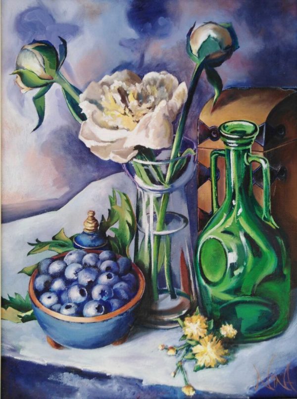 Peonies from the Garden - Still Life Painting in Oil