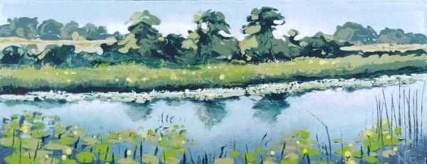 Cool Waters, Crisp Air, Fury's Royal Canal - 20cm (h) x 50cm (w)