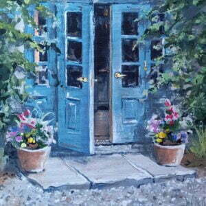 Welcoming Friends, Burtown House - 8'' (h) x 8'' (w)