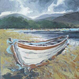 Tethered Along The Waters Edge - 25cm (h) x 20cm (w)