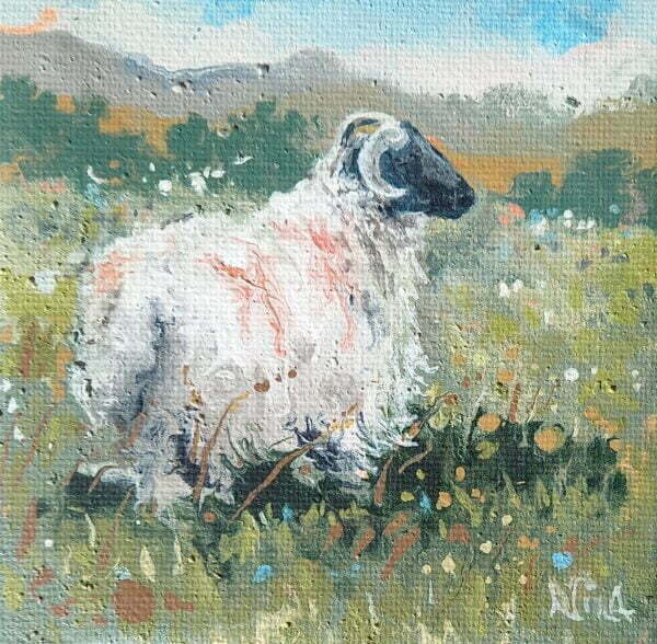 In Warm Spring Sunshine - 4'' (h) x 4'' (w)