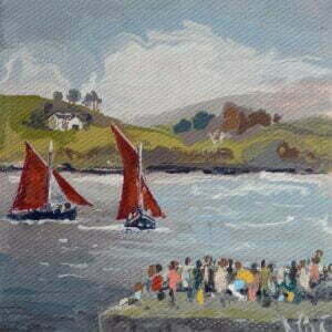 Regatta Day - 4'' (h) x 4'' (w)