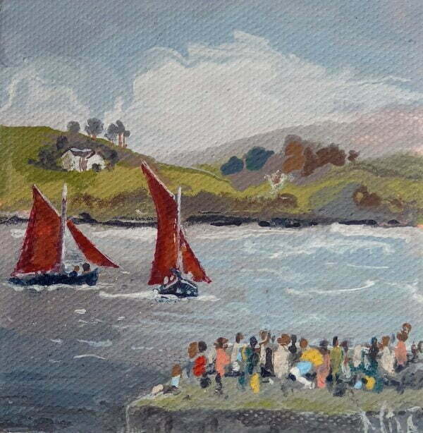 Regatta Day - 4'' (h) x 4'' (w)