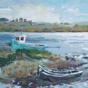 Waiting For The Tide - 5'' (h) x 7'' (w)