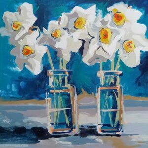 Spring Blossoms - 20cm (h) x 25cm (w)