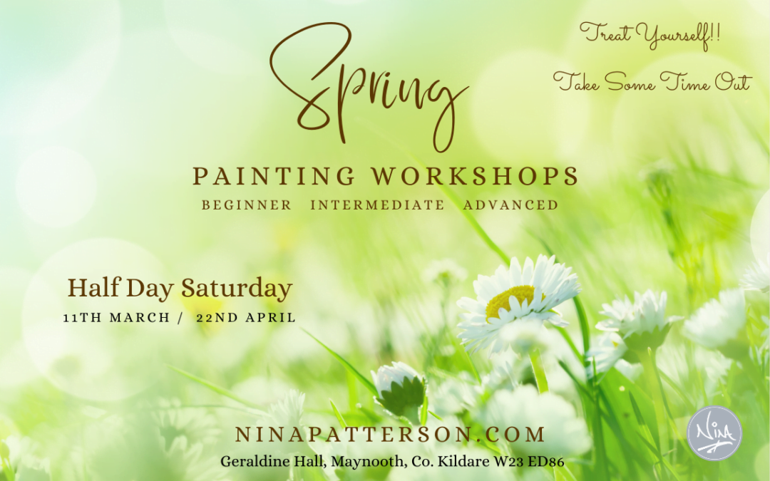 Saturday Half Day Painting Workshops 11th March / 22nd April