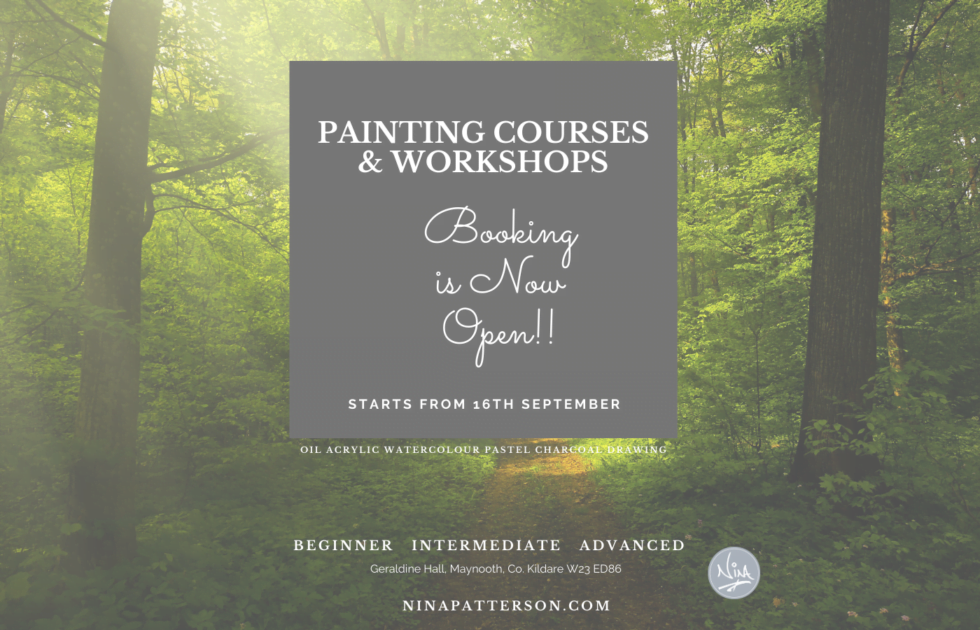 September Drawing & Painting Courses & Booking Now Open