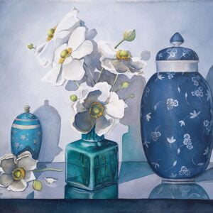 Standing In Sunlight - Still Life Watercolour Painting