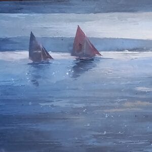 Catching The Wind - Landscape Painting