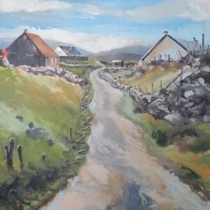 Beach Road Calla - Landscape Painting