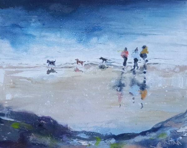 Walking In Blustery Winds - Limited Edition Fine Art Print