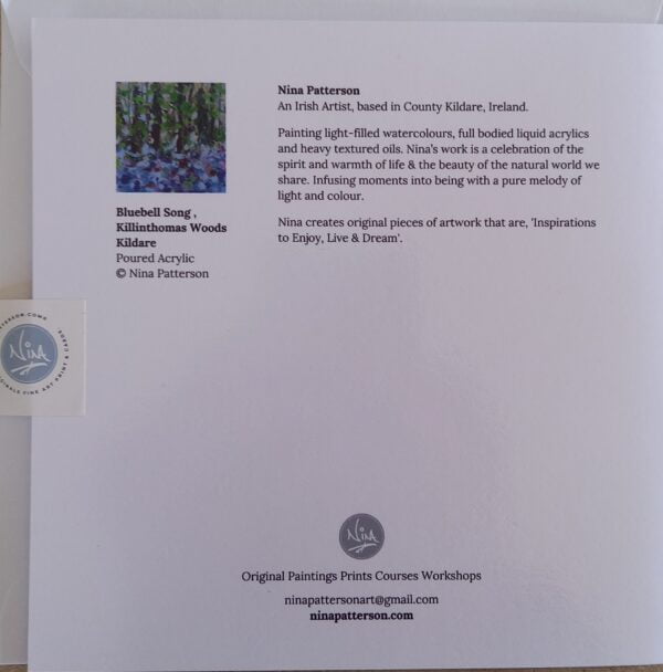 Bluebell Song -Square Greeting Card - A2 - Image 2