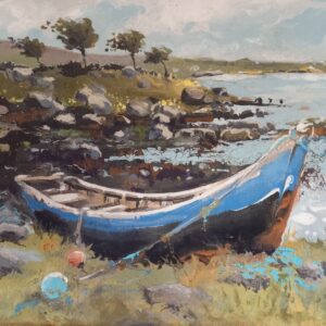 Until The Wind Grows Calm & We Head Out Again - Square Greeting Card - A16