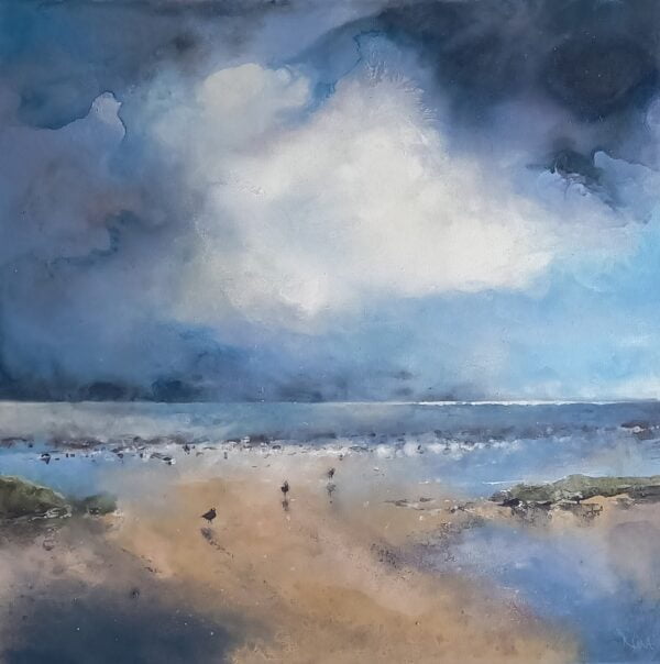 Sky Sea & Sand - Square Greeting Card - A18