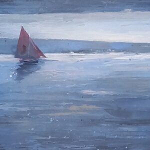 Catching The Wind - Square Greeting Card - A21bd