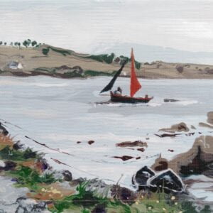 Homeward Bound, Roundstone - Rectangular Greeting Card - B6