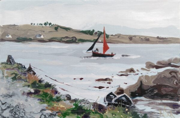 Homeward Bound, Roundstone - Rectangular Greeting Card - B6