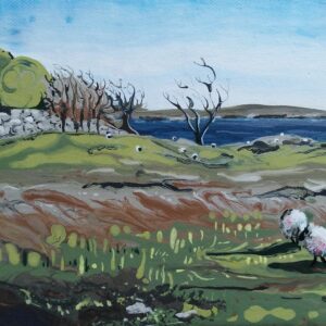 Wind Sculpted Trees - Rectangular Greeting Card - B8a