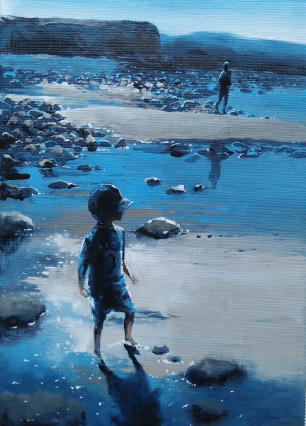 Sun Sparkles, Lahinch - Rectangular Greeting Card - C4