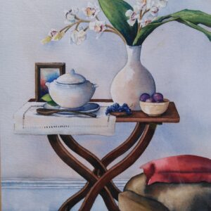 The Orchid - Still Life Watercolour Painting