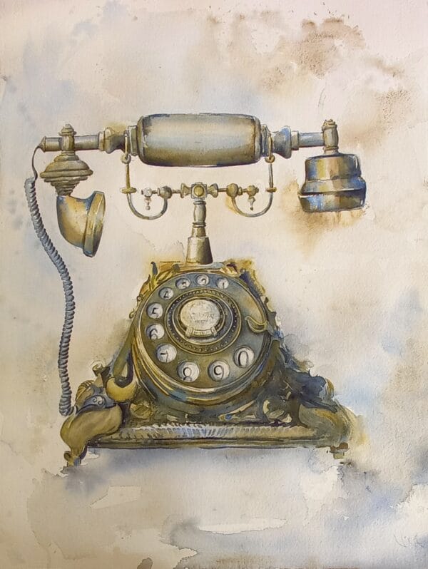 In The Days Of Dialing - Limited Edition Fine Art Print