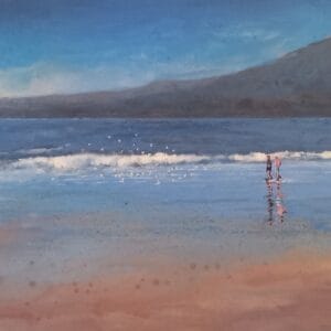 Barefoot Walks Along The Strand, Inch - Beach Seascape Painting
