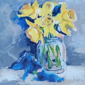 Little Jar Of Spring - Still Life Painting