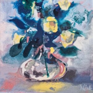 Yellow Roses - Still Life Floral Painting