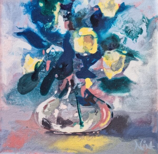 Yellow Roses - Still Life Floral Painting