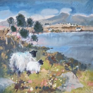 Enjoying The Sweet Spring Air - Landscape Painting