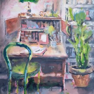 Margins Filled With Her Thoughts - Interior Painting