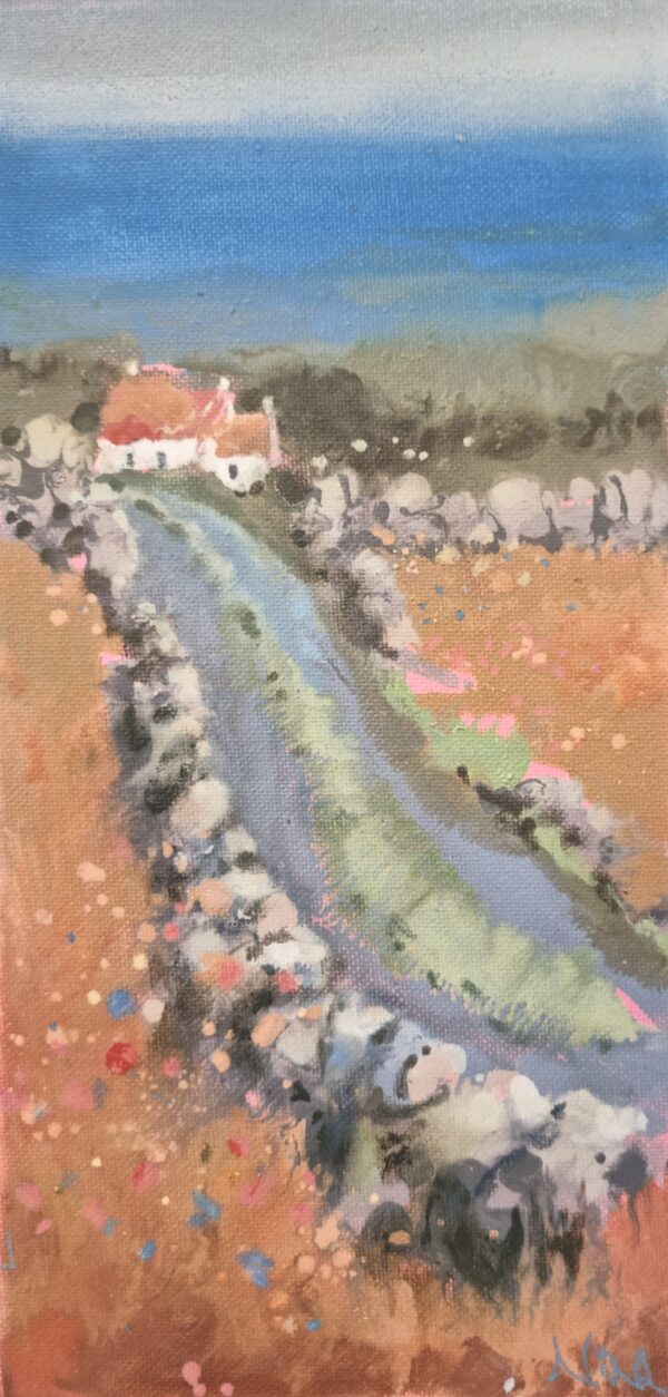The Ocean Road - Landscape Cottage Painting