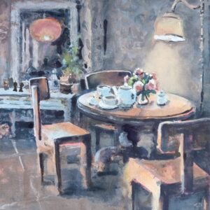 A Cosy Table For Two - Interior Painting