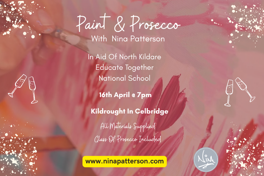 Paint & Prosecco Night Thursday 16th April – Book Now!!!