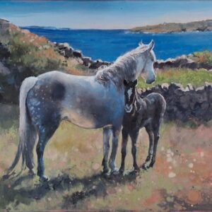 Safe Beside Her - Connemara Mare & Foal