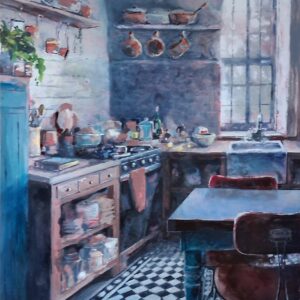 The Downstairs Kitchen - Interior Painting